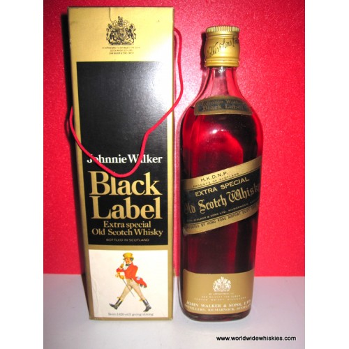 Johnnie Walker BLACK Old Whisky Boxed H.K.D.F